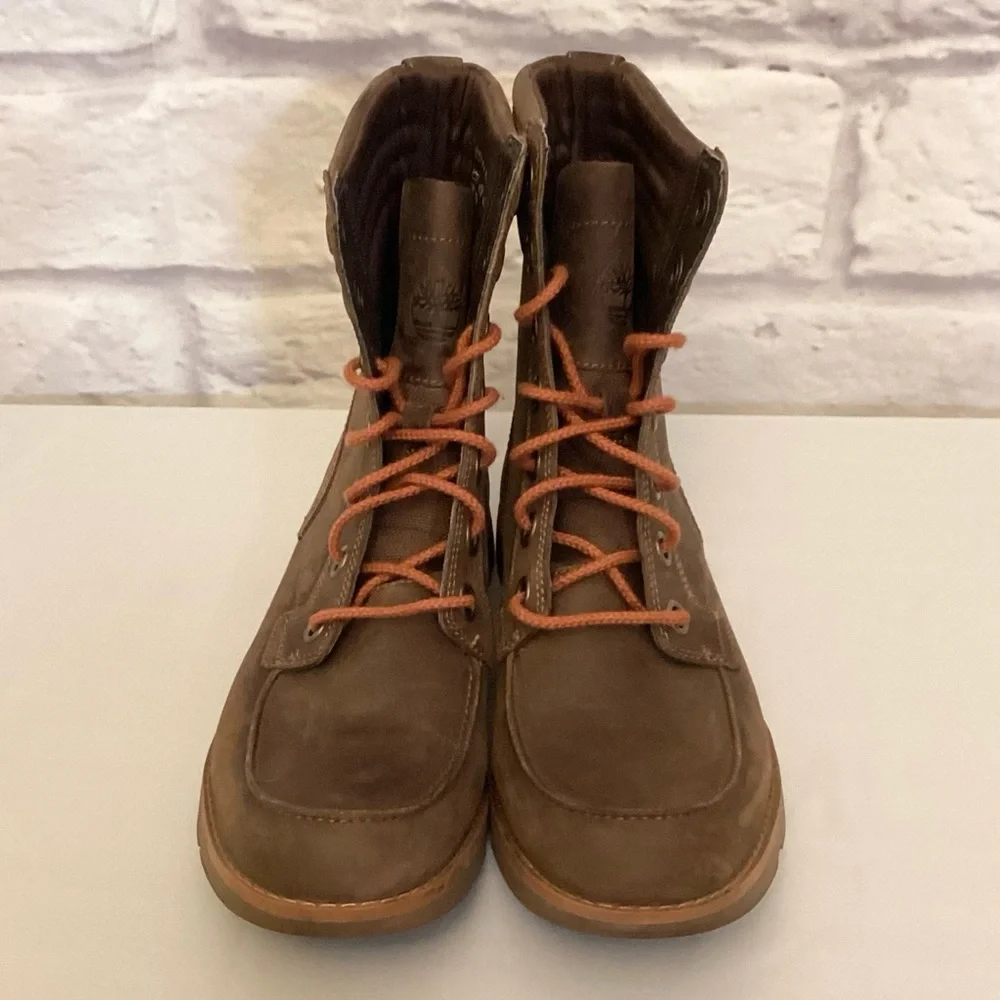Timberland 6 Sumter A11S1 Women’s Full Grain Leather Hiking Boots Brown Lace Up
